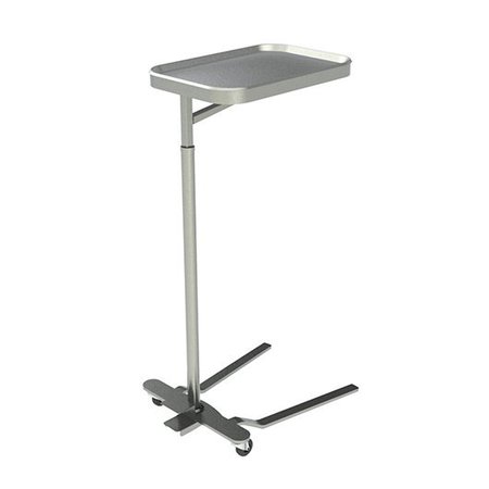 UMF MEDICAL Mayo Instrument Stand w/ 16” X 21” Stainless Steel Tray SS8311